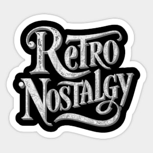 Retro Nostalgy Sticker